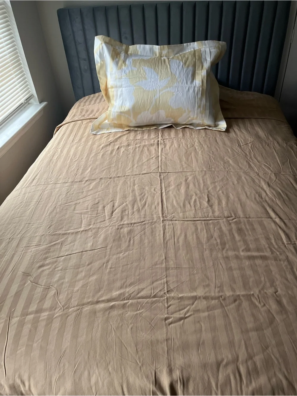 Better Homes And Gardens Sand Stripe Queen flat sheet